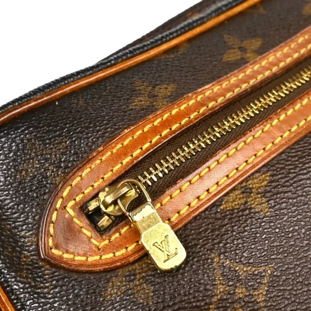 410281BT (L4) Louis Vuitton Clutch Bag Dragonne GM Brown Monogram - Picture 4 of 11